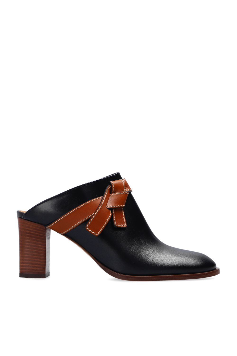 loewe Clutch Leather mules